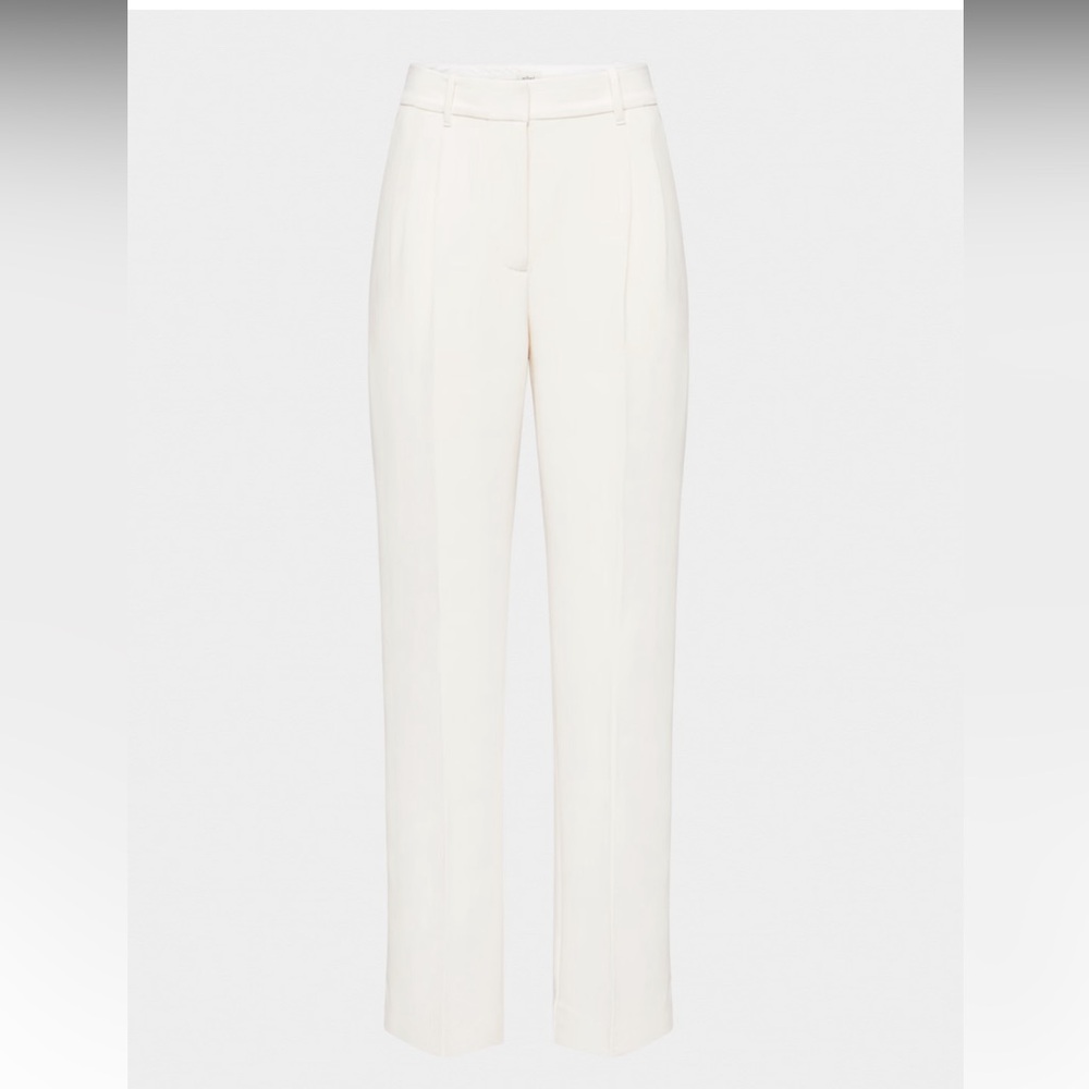 NWT Aritzia Wilfred Effortless Pant in Light Birch Size 4